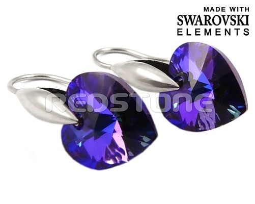 Náušnice Swarovski Elements RED804